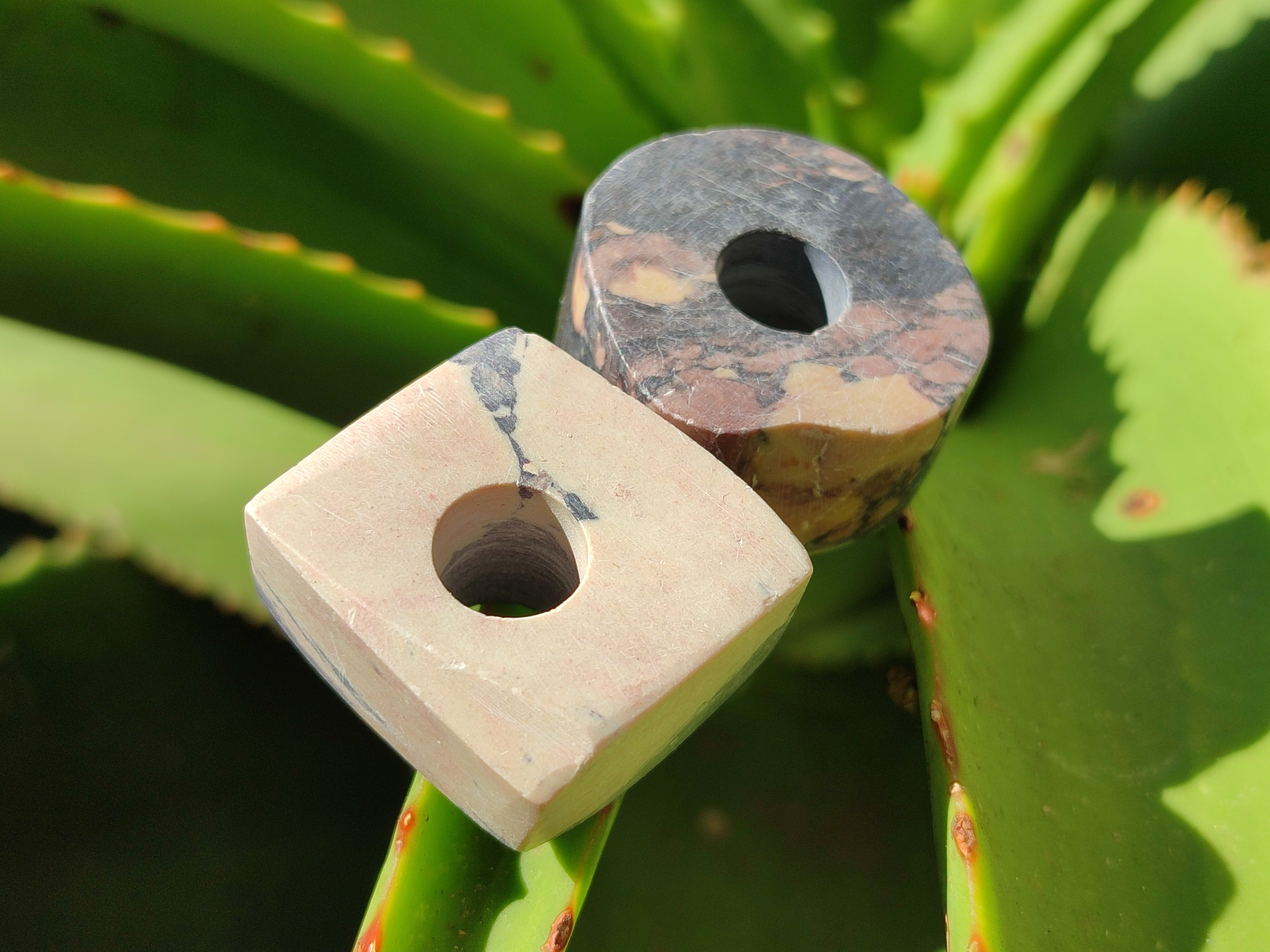 Hand Made Pyrophyllite Cigarette Snuffer - sold per item - From Namibia - Toprock Gemstones and Minerals 