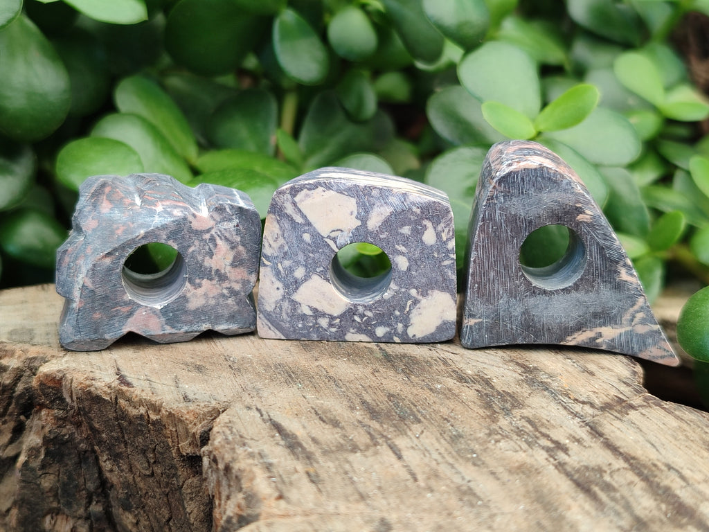 Hand Made Pyrophyllite Cigarette Snuffer - sold per item - From Namibia - Toprock Gemstones and Minerals 