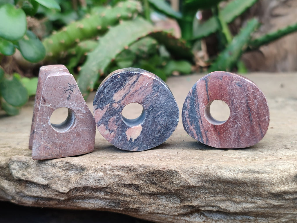 Hand Made Pyrophyllite Cigarette Snuffer - sold per item - From Namibia - Toprock Gemstones and Minerals 