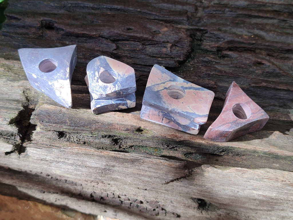 Hand Made Pyrophyllite Cigarette Snuffer - sold per item - From Namibia - Toprock Gemstones and Minerals 