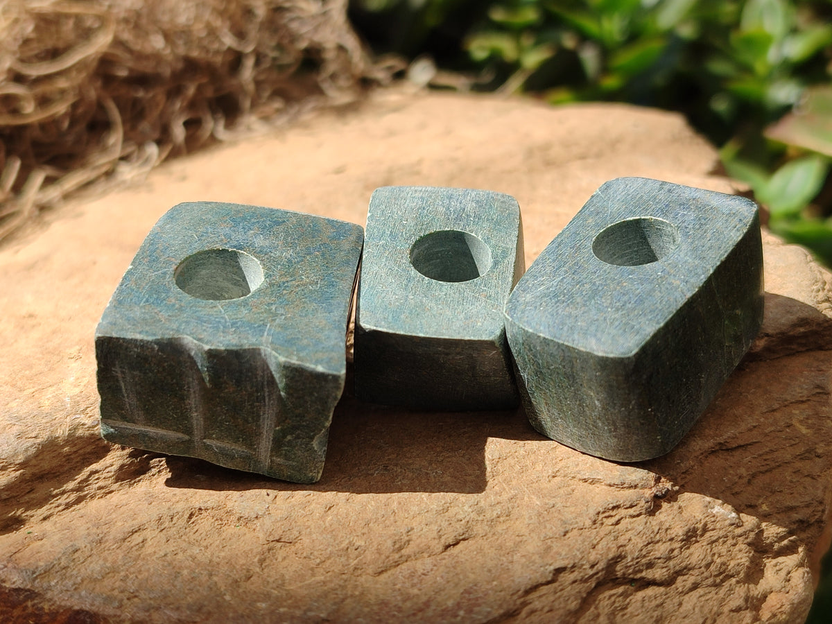 Polished Green Verdite Cigarette Snuffer - sold per item - From Zimbabwe - Toprock Gemstones and Minerals 