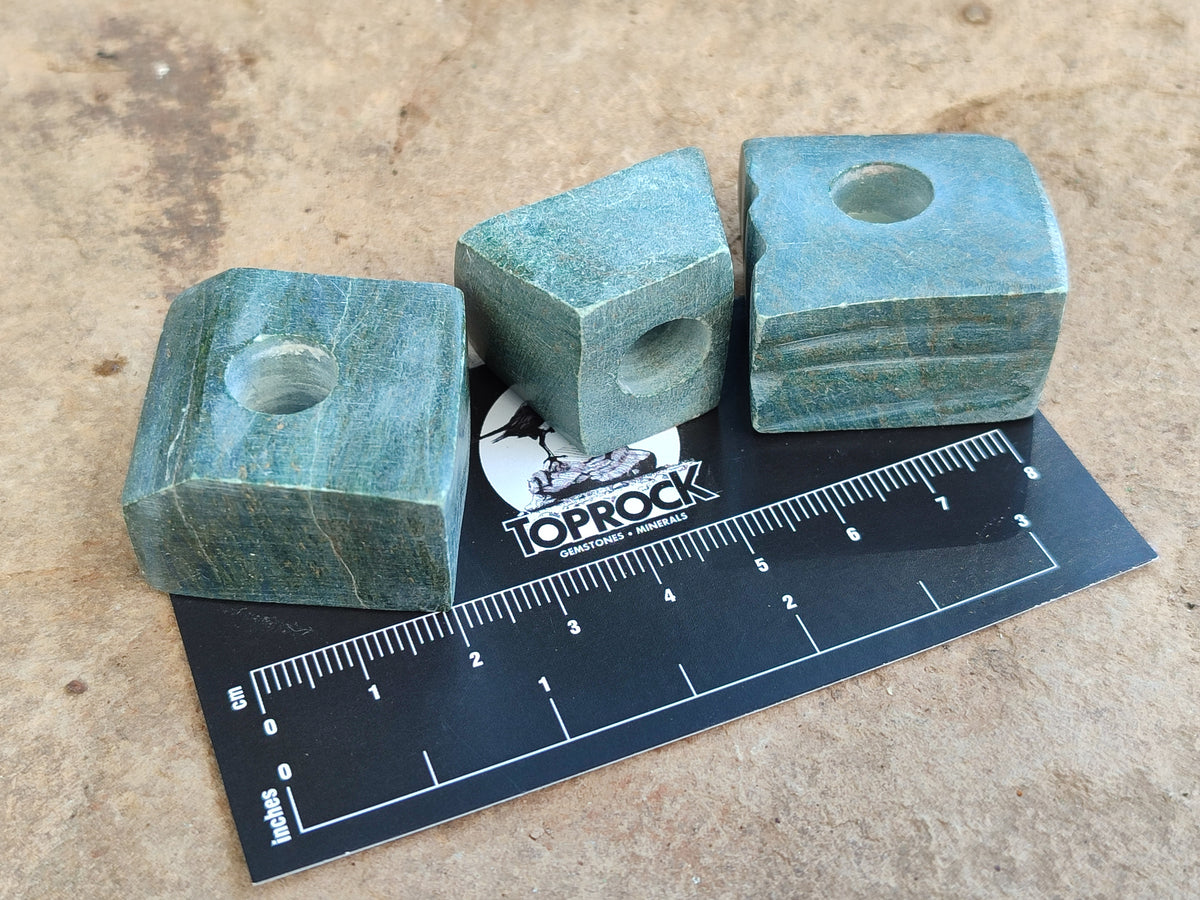 Polished Green Verdite Cigarette Snuffer - sold per item - From Zimbabwe - Toprock Gemstones and Minerals 