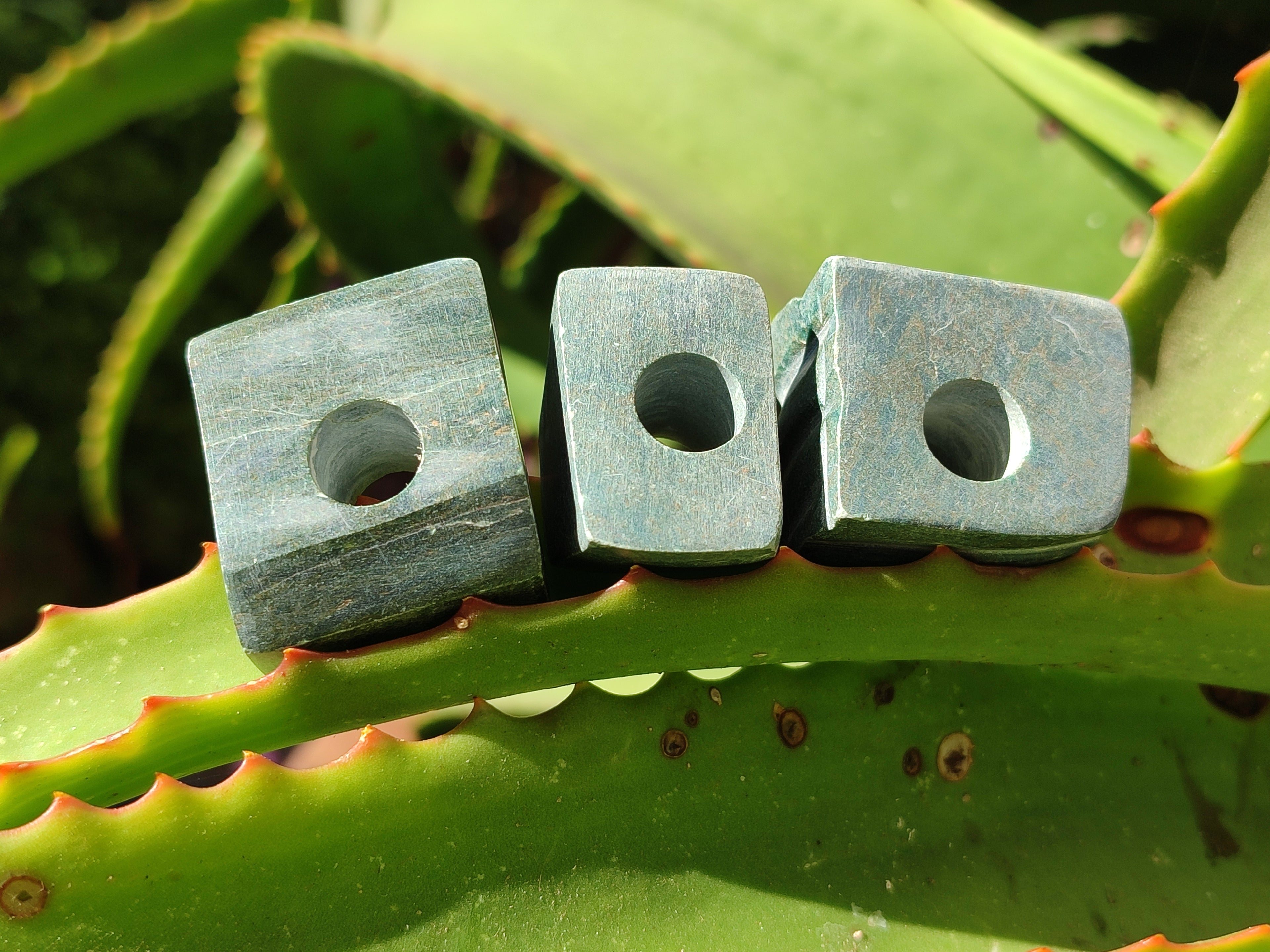 Polished Green Verdite Cigarette Snuffer - sold per item - From Zimbabwe - Toprock Gemstones and Minerals 