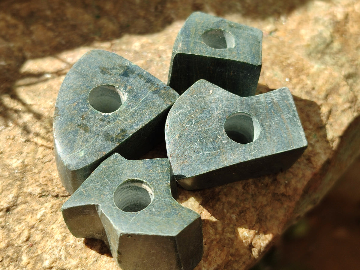 Polished Green Verdite Cigarette Snuffer - sold per item - From Zimbabwe - Toprock Gemstones and Minerals 