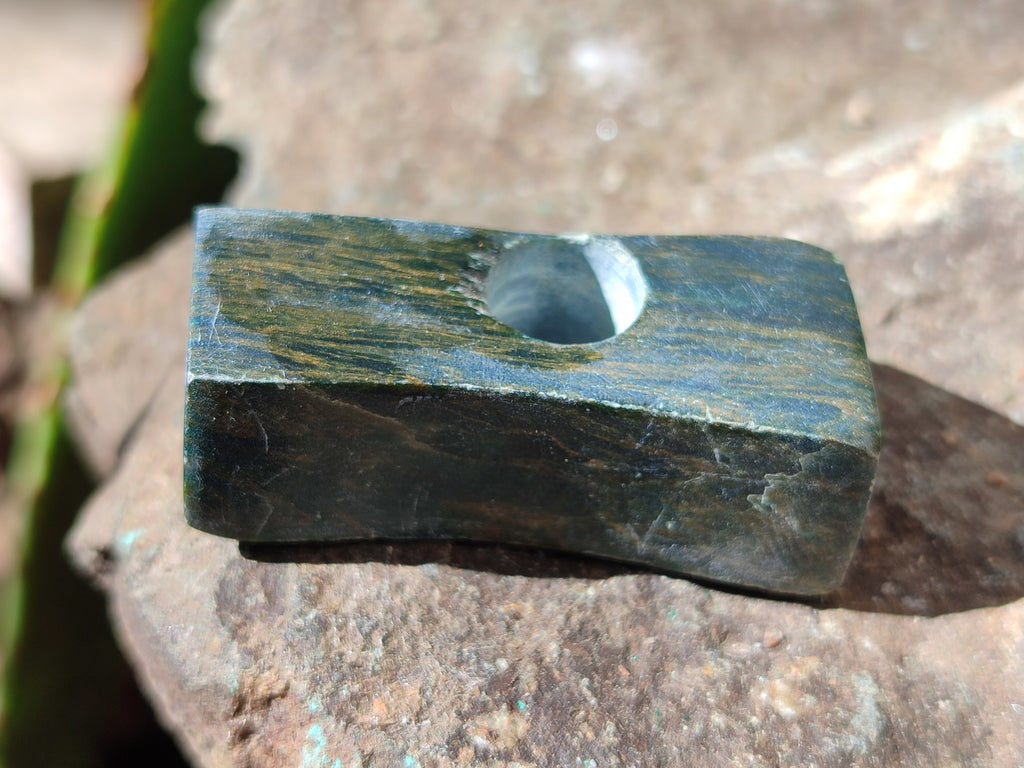 Polished Green Verdite Cigarette Snuffer - sold per item - From Zimbabwe - Toprock Gemstones and Minerals 