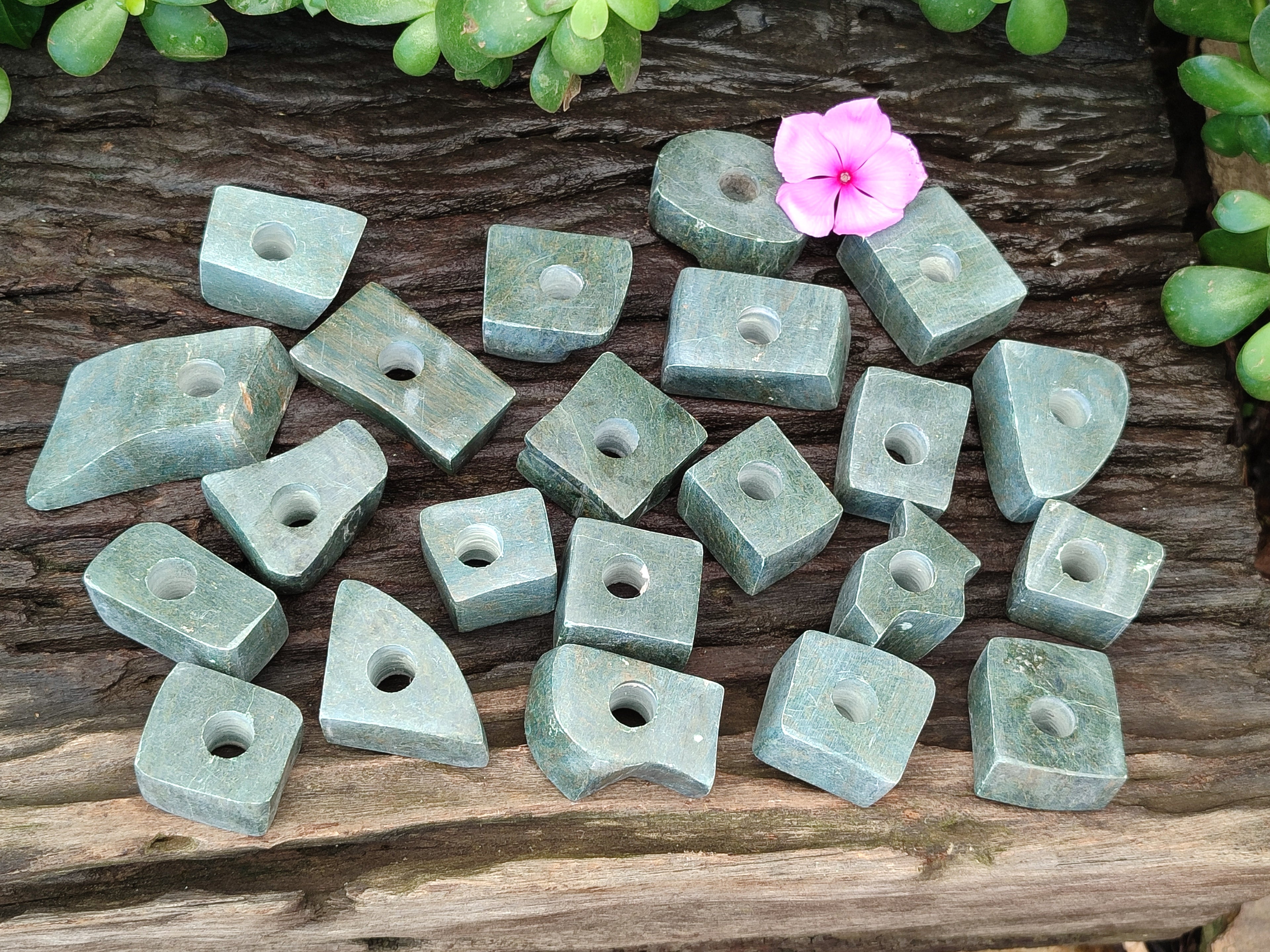 Polished Green Verdite Cigarette Snuffer - sold per item - From Zimbabwe - Toprock Gemstones and Minerals 