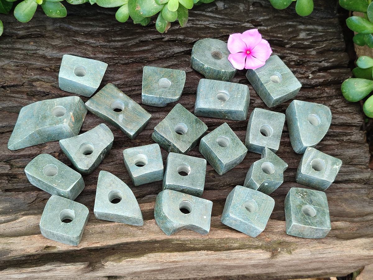 Polished Green Verdite Cigarette Snuffer - sold per item - From Zimbabwe - Toprock Gemstones and Minerals 