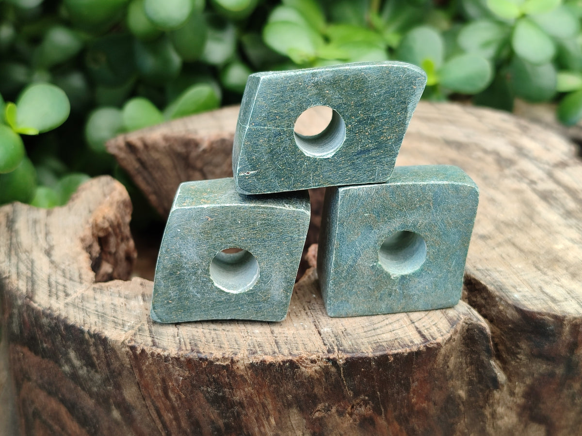 Polished Green Verdite Cigarette Snuffer - sold per item - From Zimbabwe - Toprock Gemstones and Minerals 