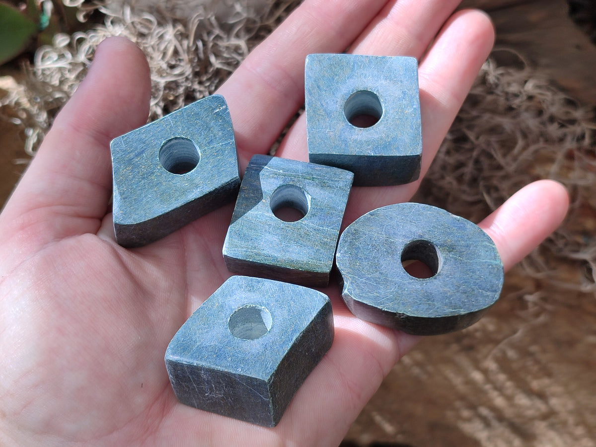 Polished Green Verdite Cigarette Snuffer - sold per item - From Zimbabwe - Toprock Gemstones and Minerals 