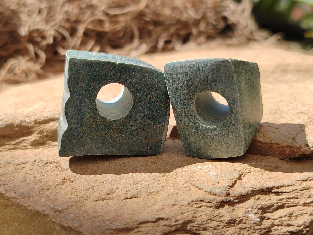 Polished Green Verdite Cigarette Snuffer - sold per item - From Zimbabwe - Toprock Gemstones and Minerals 