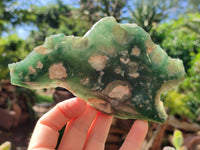 Polished On One Side Emerald Mtorolite Plates x 4 From Mutorashanga, Zimbabwe - Toprock Gemstones and Minerals 