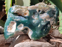 Polished On One Side Emerald Mtorolite Plates x 4 From Mutorashanga, Zimbabwe - Toprock Gemstones and Minerals 