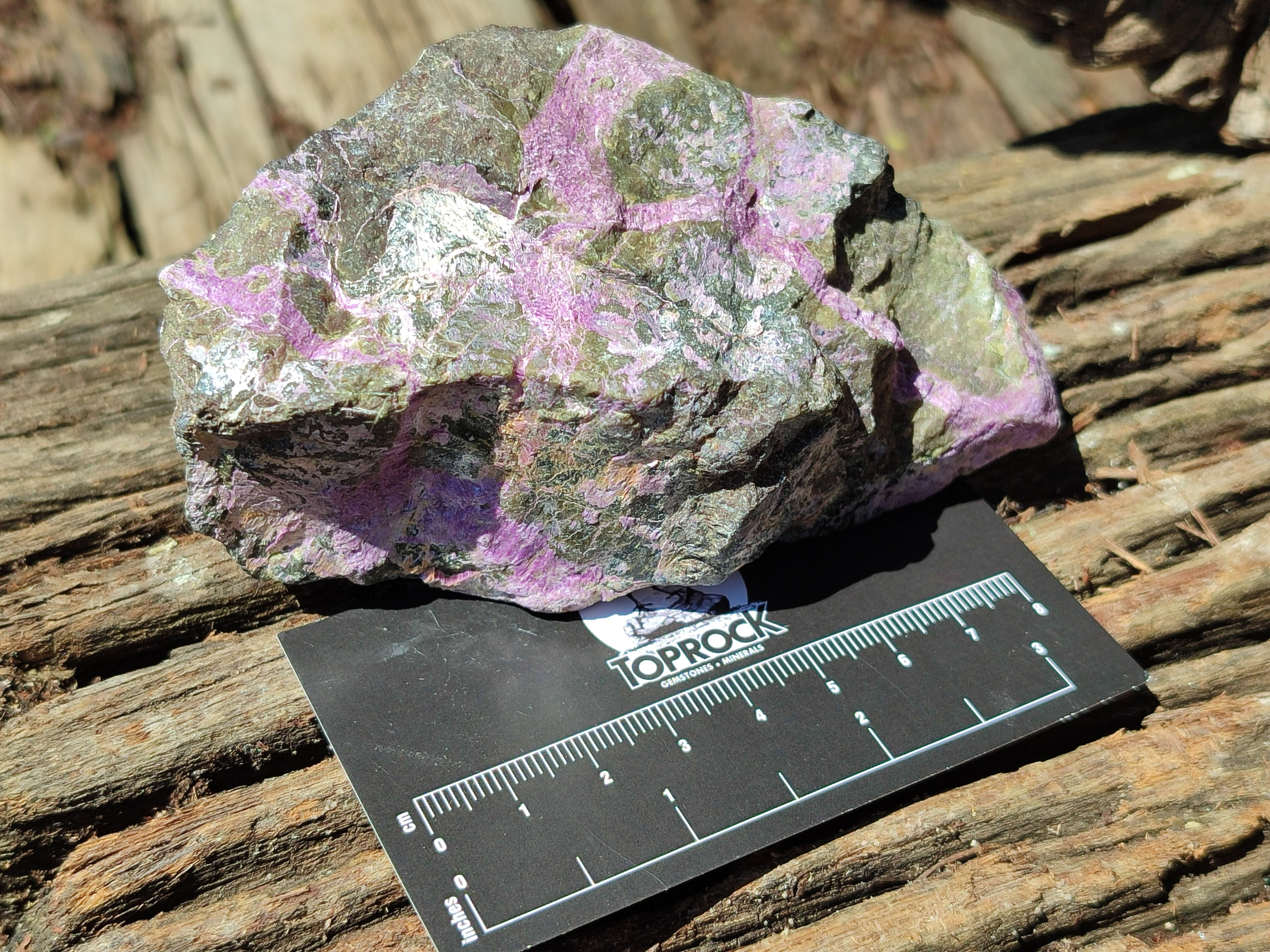 Natural Stichtite Cobbed Specimens x 6 From Barberton, South Africa - Toprock Gemstones and Minerals 