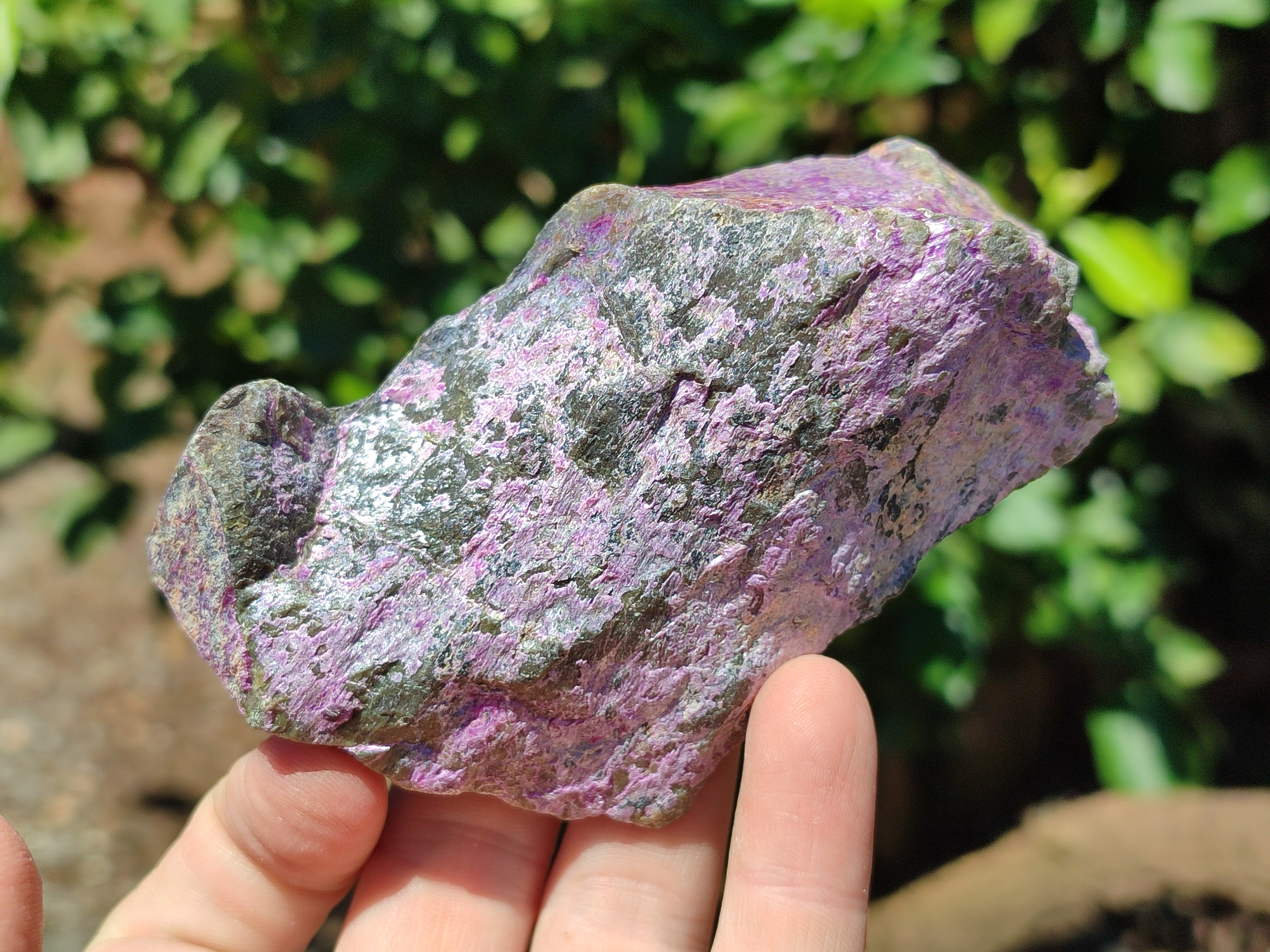 Natural Stichtite Cobbed Specimens x 6 From Barberton, South Africa - Toprock Gemstones and Minerals 