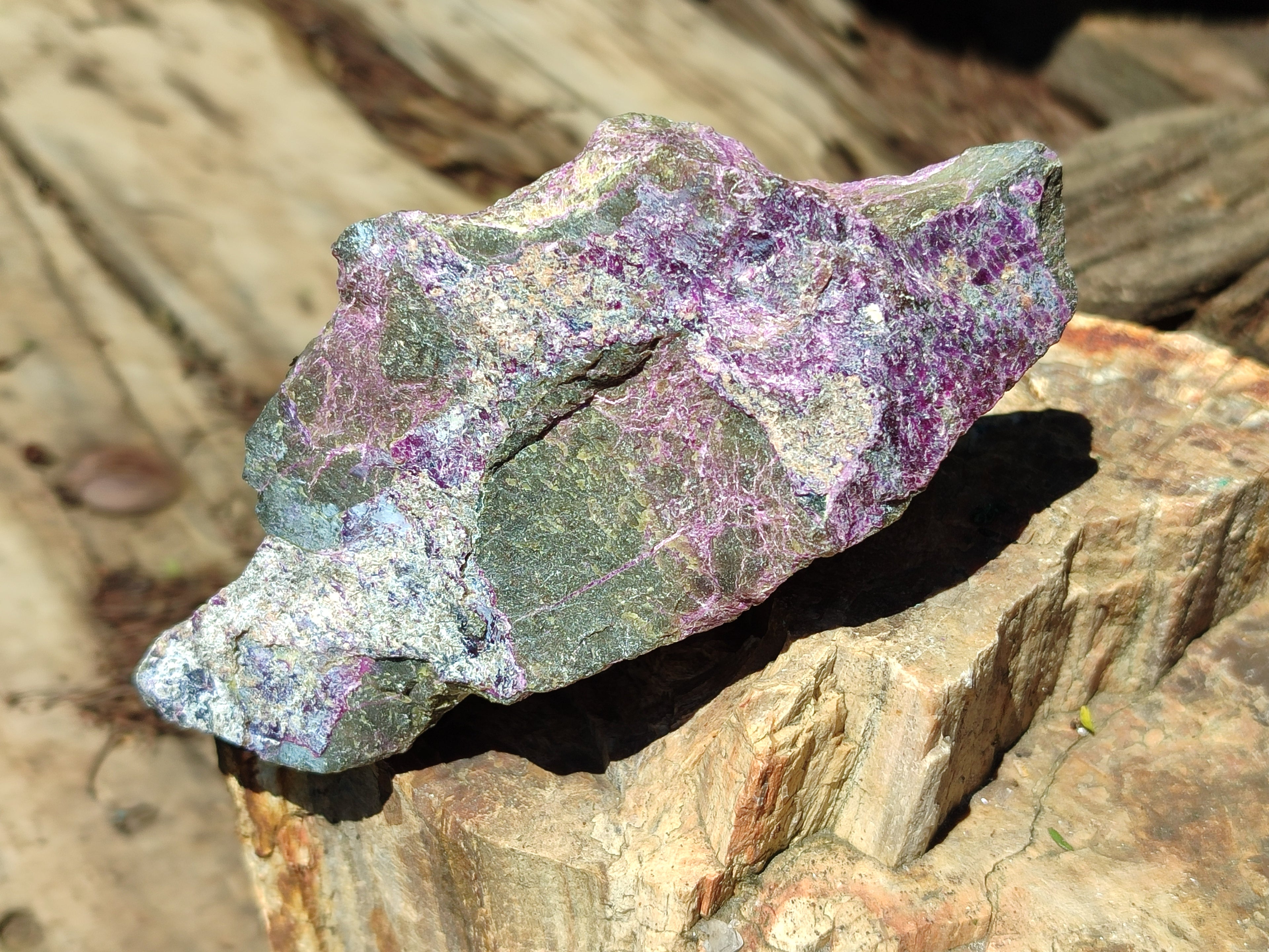 Natural Stichtite Cobbed Specimens x 6 From Barberton, South Africa - Toprock Gemstones and Minerals 