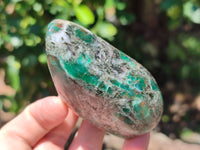 Polished Rare Emerald Mica In Matrix Standing Free Forms x 6 From Mutoko, Zimbabwe - Toprock Gemstones and Minerals 