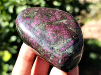 Polished Ruby Corundum In Chrome Verdite Free Forms x 12 From Zimbabwe - Toprock Gemstones and Minerals 