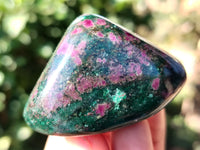 Polished Ruby Corundum In Chrome Verdite Free Forms x 12 From Zimbabwe - Toprock Gemstones and Minerals 