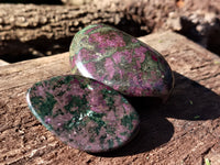 Polished Ruby Corundum In Chrome Verdite Free Forms x 12 From Zimbabwe - Toprock Gemstones and Minerals 