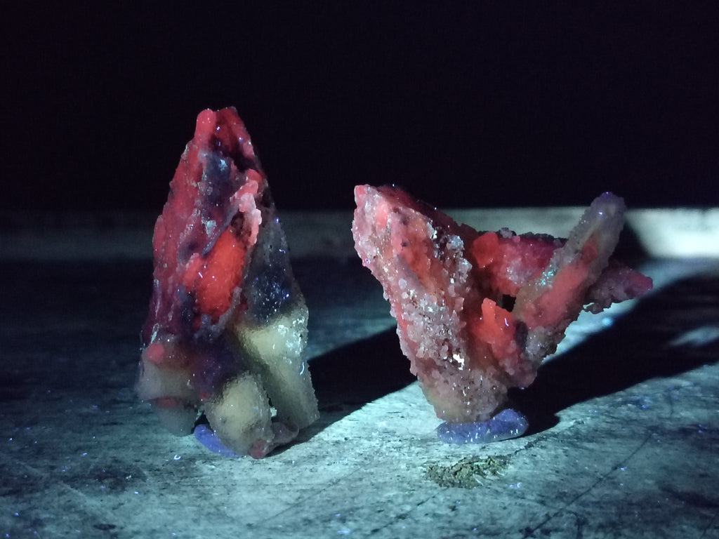 Natural Drusy Quartz Coated Calcite Pseudomorph Specimens x 12 From Lesotho - Toprock Gemstones and Minerals 
