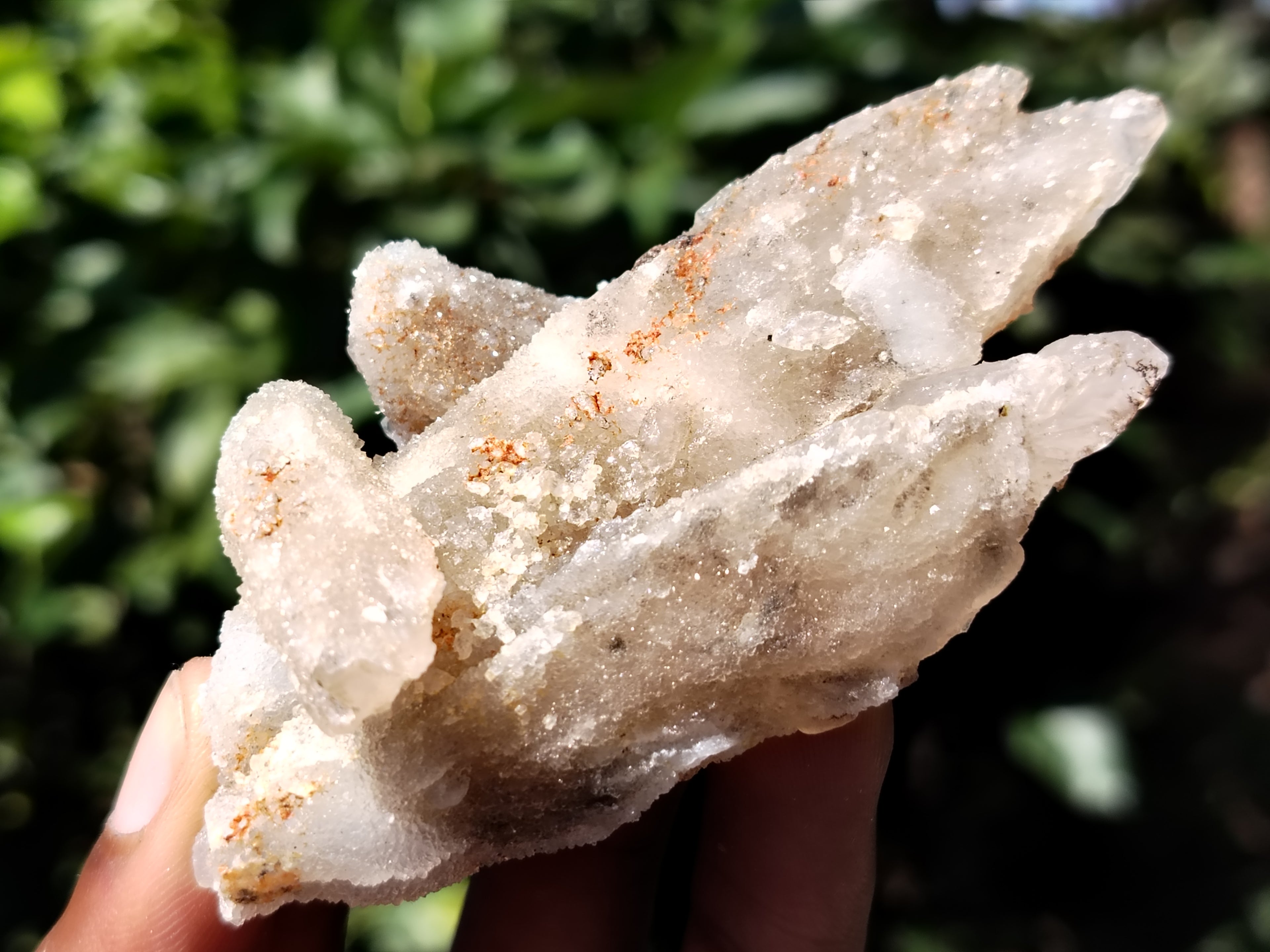 Natural Drusy Quartz Coated Calcite Pseudomorph Specimens x 12 From Lesotho - Toprock Gemstones and Minerals 