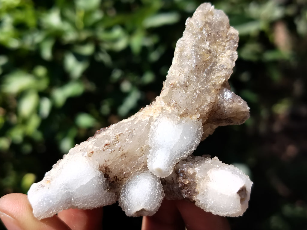 Natural Drusy Quartz Coated Calcite Pseudomorph Specimens x 12 From Lesotho - Toprock Gemstones and Minerals 