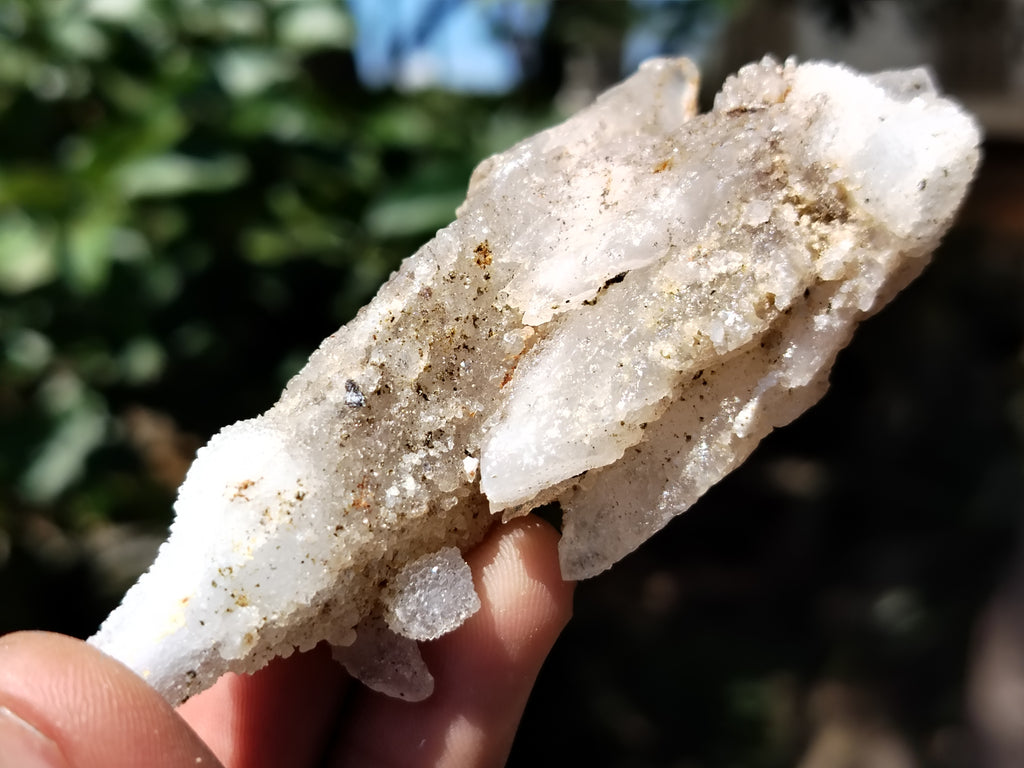 Natural Drusy Quartz Coated Calcite Pseudomorph Specimens x 12 From Lesotho - Toprock Gemstones and Minerals 