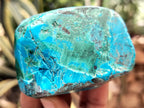 Polished Shattuckite with Azurite and Chrysocolla Free Forms x 12 From Congo - Toprock Gemstones and Minerals 