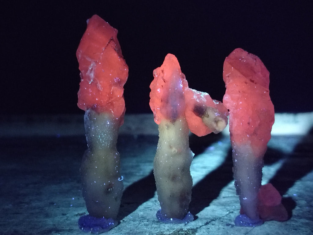 Natural Drusy Quartz Coated Calcite Pseudomorp Crystals x 20 From Lesotho - Toprock Gemstones and Minerals 
