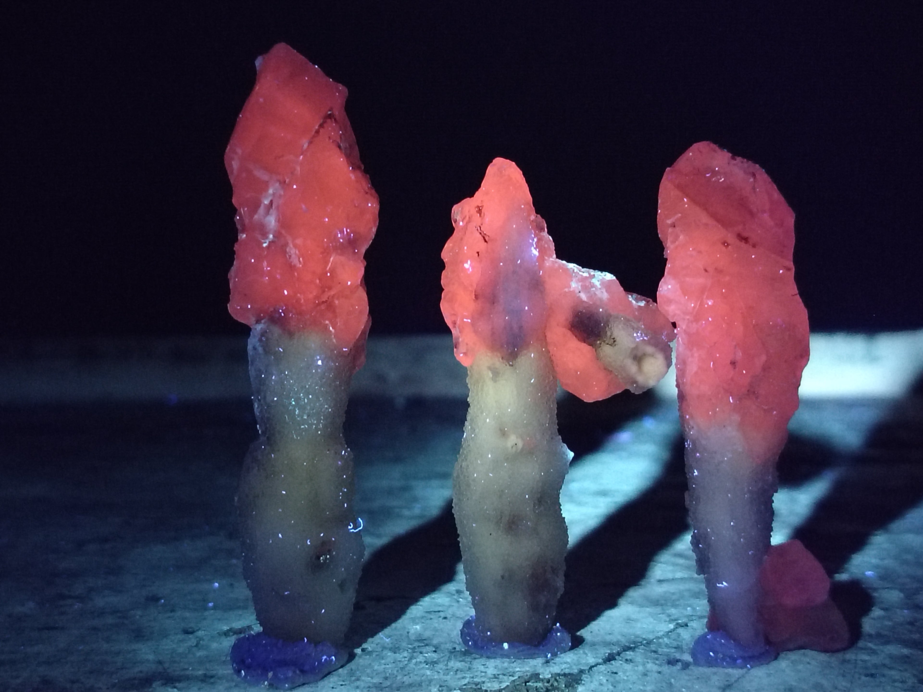 Natural Drusy Quartz Coated Calcite Pseudomorp Crystals x 20 From Lesotho - Toprock Gemstones and Minerals 