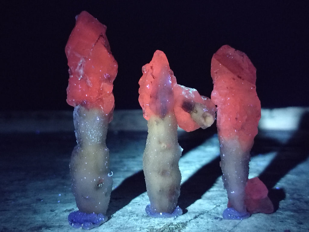 Natural Drusy Quartz Coated Calcite Pseudomorp Crystals x 20 From Lesotho - Toprock Gemstones and Minerals 