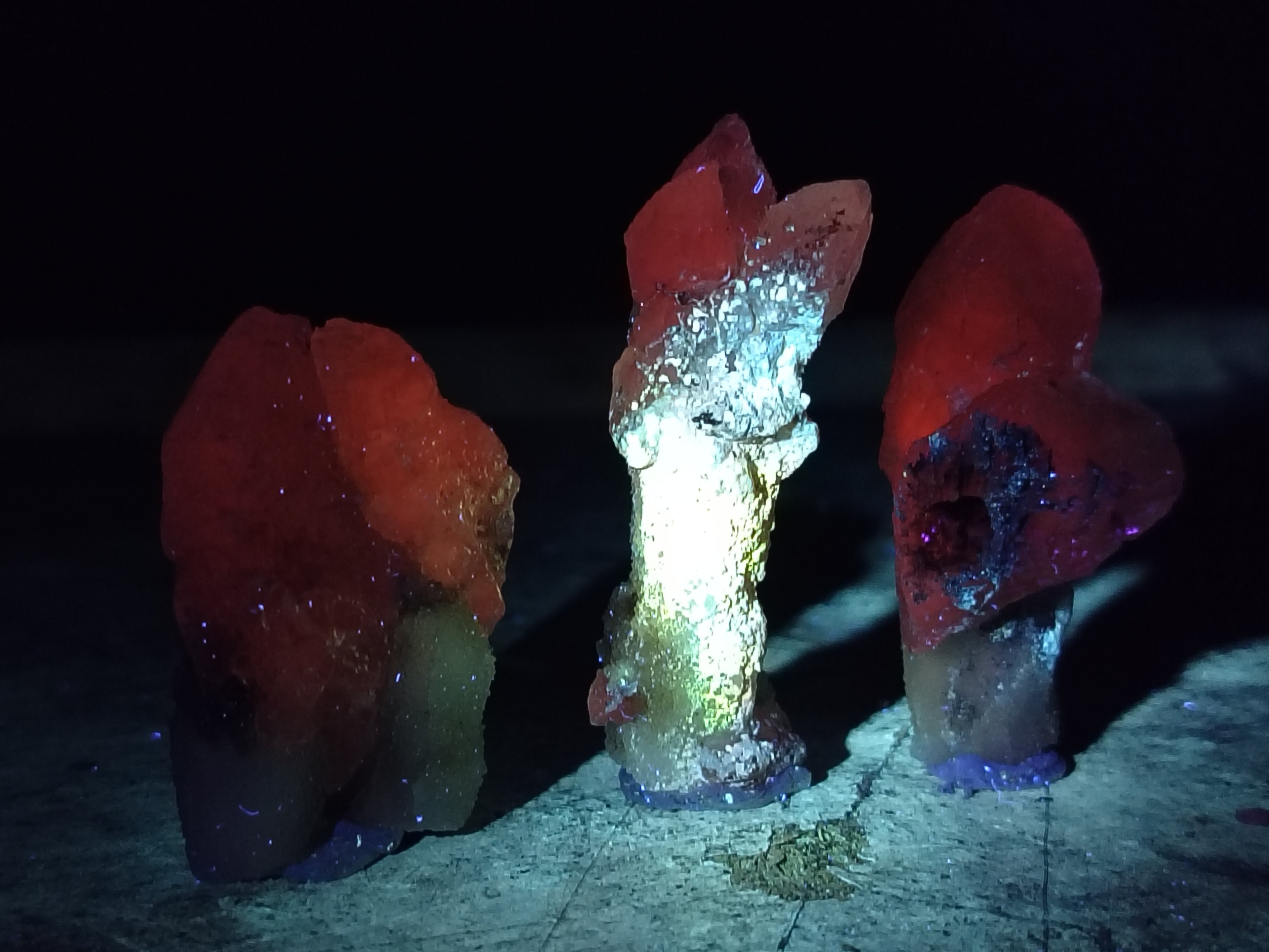 Natural Drusy Quartz Coated Calcite Pseudomorp Crystals x 20 From Lesotho - Toprock Gemstones and Minerals 