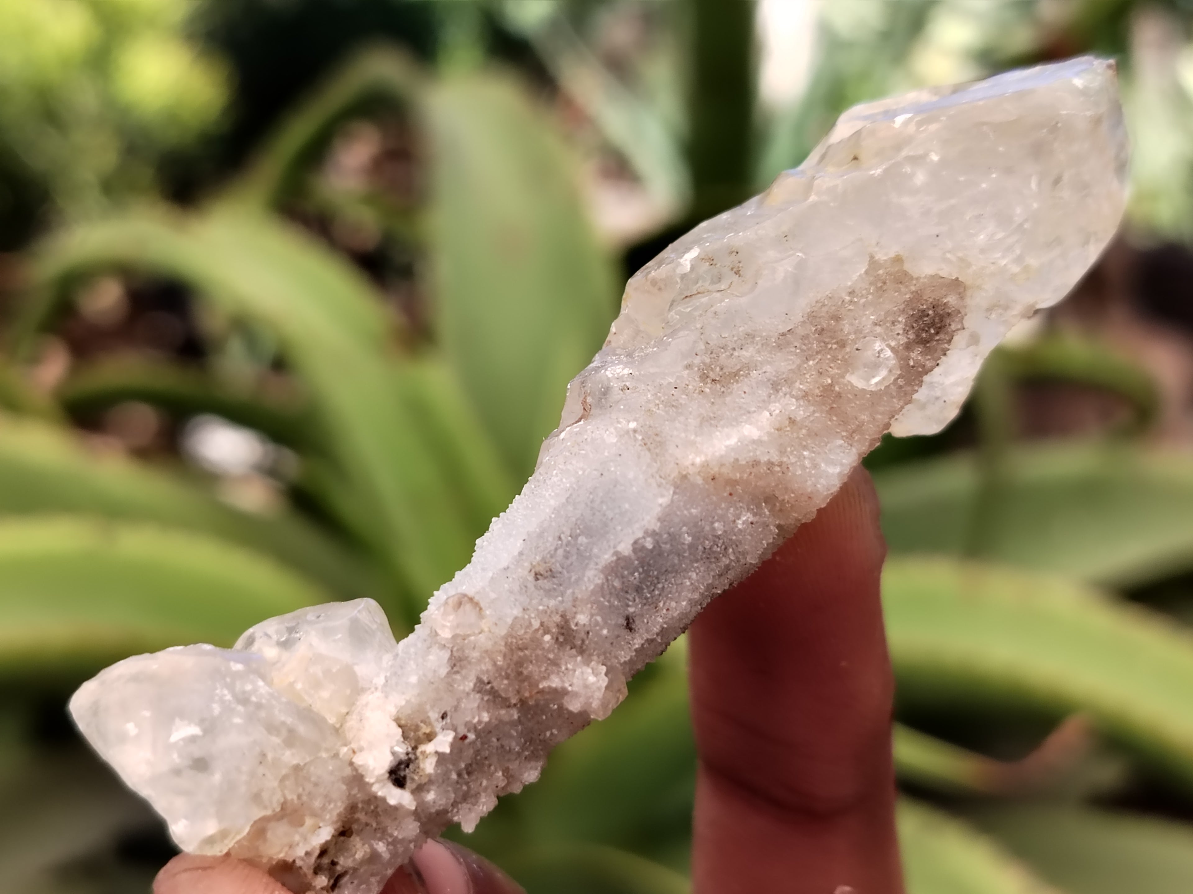 Natural Drusy Quartz Coated Calcite Pseudomorp Crystals x 20 From Lesotho - Toprock Gemstones and Minerals 