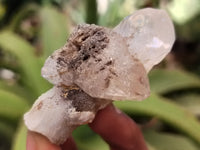 Natural Drusy Quartz Coated Calcite Pseudomorp Crystals x 20 From Lesotho - Toprock Gemstones and Minerals 