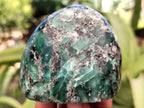 Polished Emerald Mica In Matrix Standing Free Forms x 6 From Mutoko, Zimbabwe - Toprock Gemstones and Minerals 