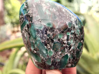 Polished Emerald Mica In Matrix Standing Free Forms x 6 From Mutoko, Zimbabwe - Toprock Gemstones and Minerals 