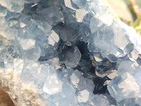 Natural Celestite Geode Specimens x 1 From Sakoany, Madagascar