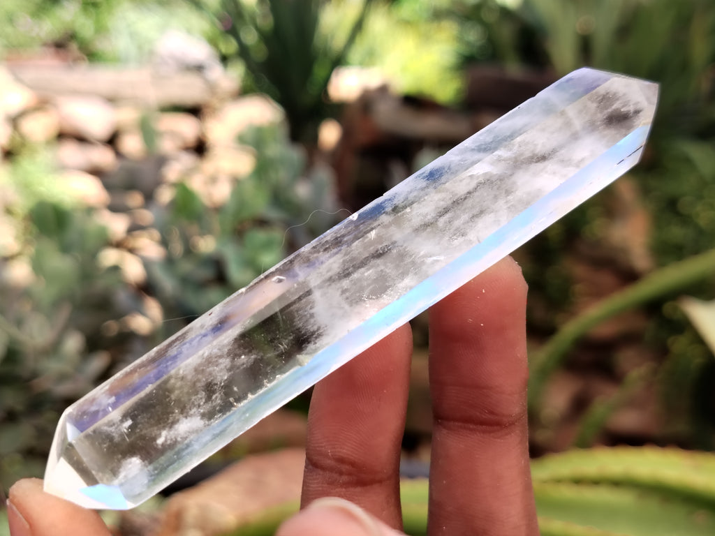 Polished Double Terminated Clear Quartz Crystals x 6 From Madagascar - Toprock Gemstones and Minerals 