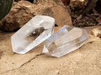 Polished Double Terminated Clear Quartz Crystals x 6 From Madagascar - Toprock Gemstones and Minerals 