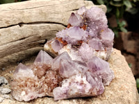 Natural Amethyst Spirit Quartz Clusters x 6 From Boekenhouthoek, South Africa