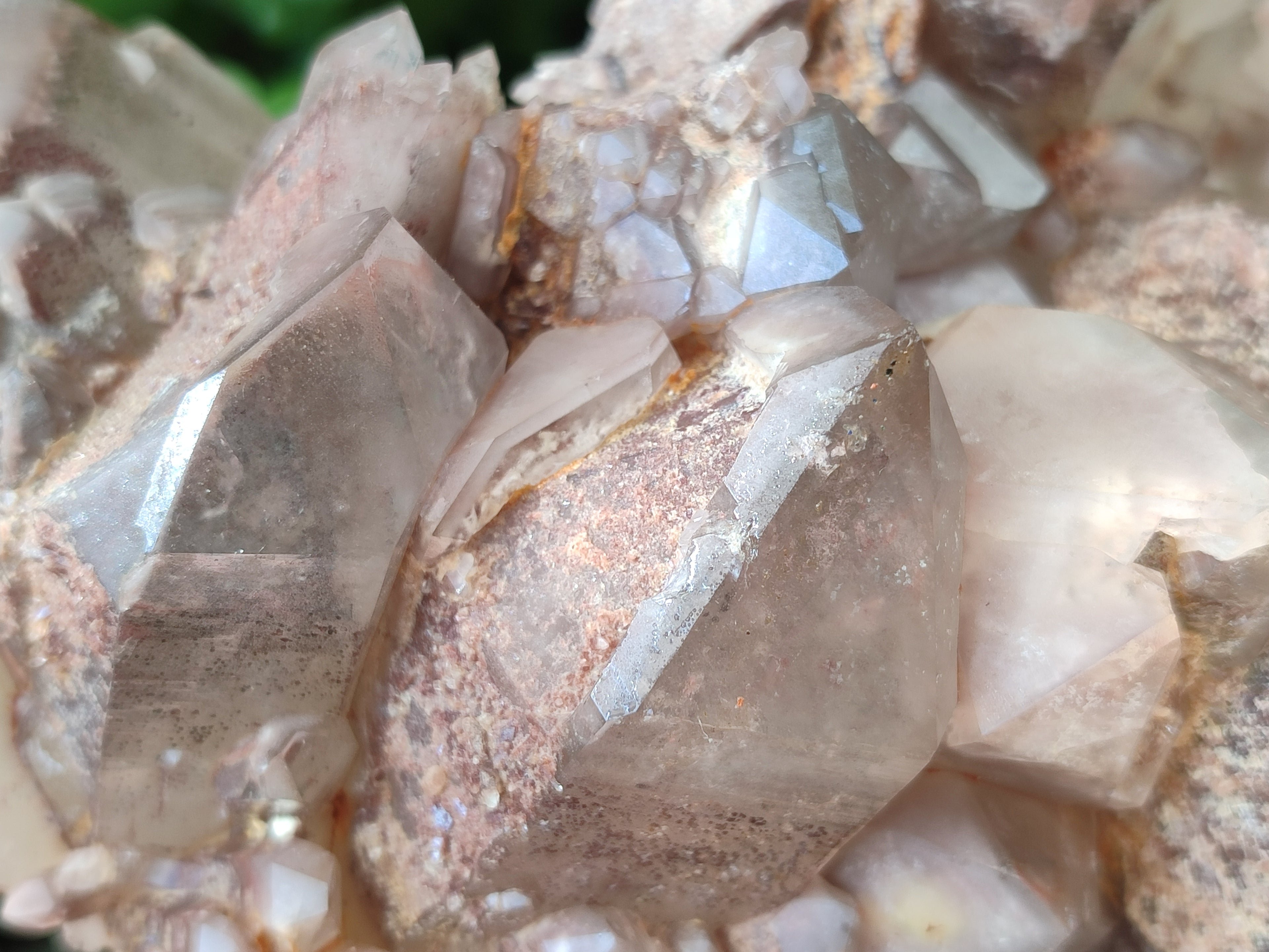 Natural Red Hematoid Quartz Cluster x 1 From Karoi, Zimbabwe - Toprock Gemstones and Minerals 