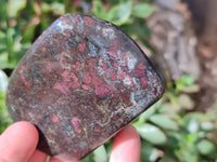 Polished Ruby Corundum In Chrome Verdite Standing Free Forms x 5 From Zimbabwe - Toprock Gemstones and Minerals 