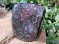 Polished Ruby Corundum In Chrome Verdite Standing Free Forms x 5 From Zimbabwe - Toprock Gemstones and Minerals 