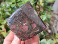 Polished Ruby Corundum In Chrome Verdite Standing Free Forms x 5 From Zimbabwe - Toprock Gemstones and Minerals 