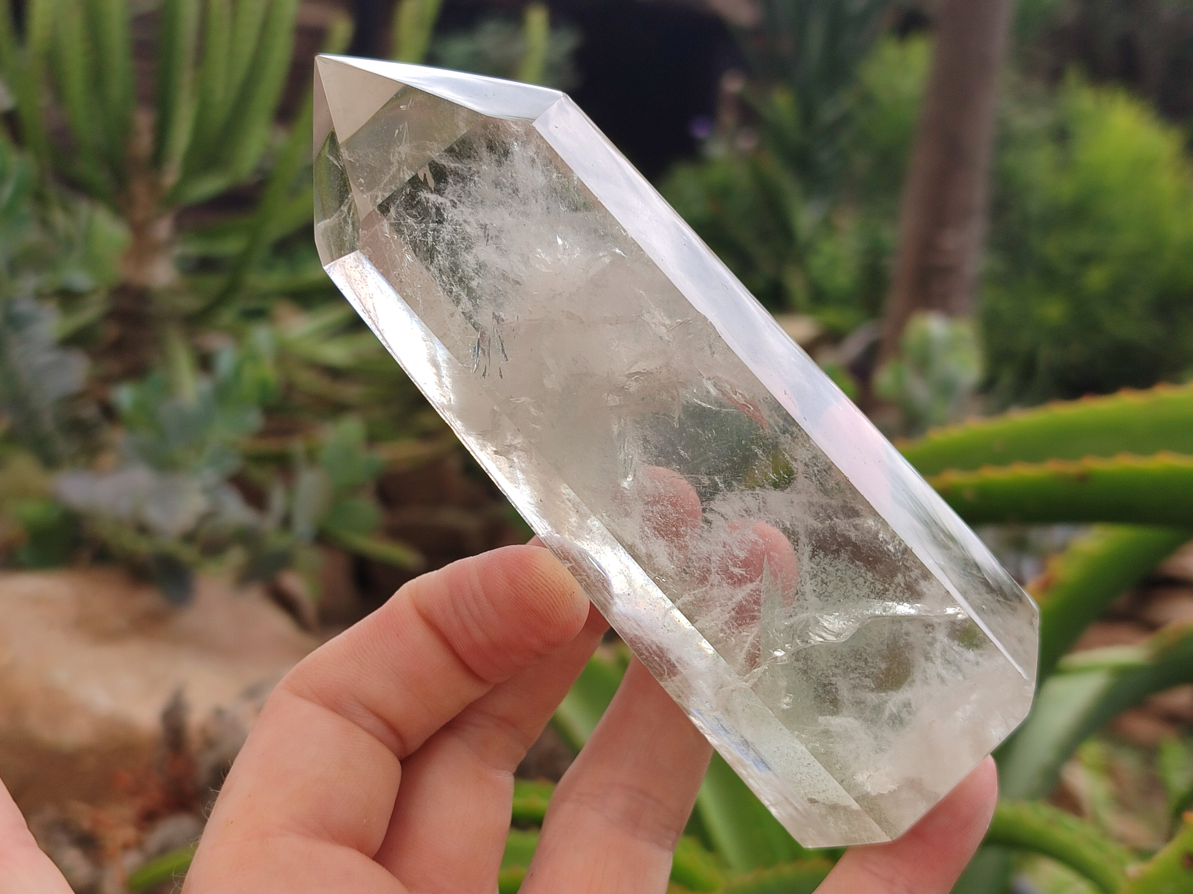 Polished Clear Quartz Crystals x 3 From Madagascar - Toprock Gemstones and Minerals 