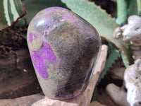 Polished Stichtite Standing Free Forms x 3 From Barberton, South Africa - Toprock Gemstones and Minerals 