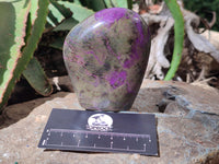 Polished Stichtite Standing Free Forms x 3 From Barberton, South Africa - Toprock Gemstones and Minerals 