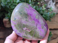 Polished Stichtite Standing Free Forms x 3 From Barberton, South Africa - Toprock Gemstones and Minerals 