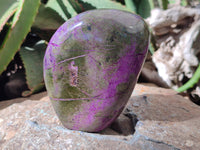 Polished Stichtite Standing Free Forms x 3 From Barberton, South Africa - Toprock Gemstones and Minerals 