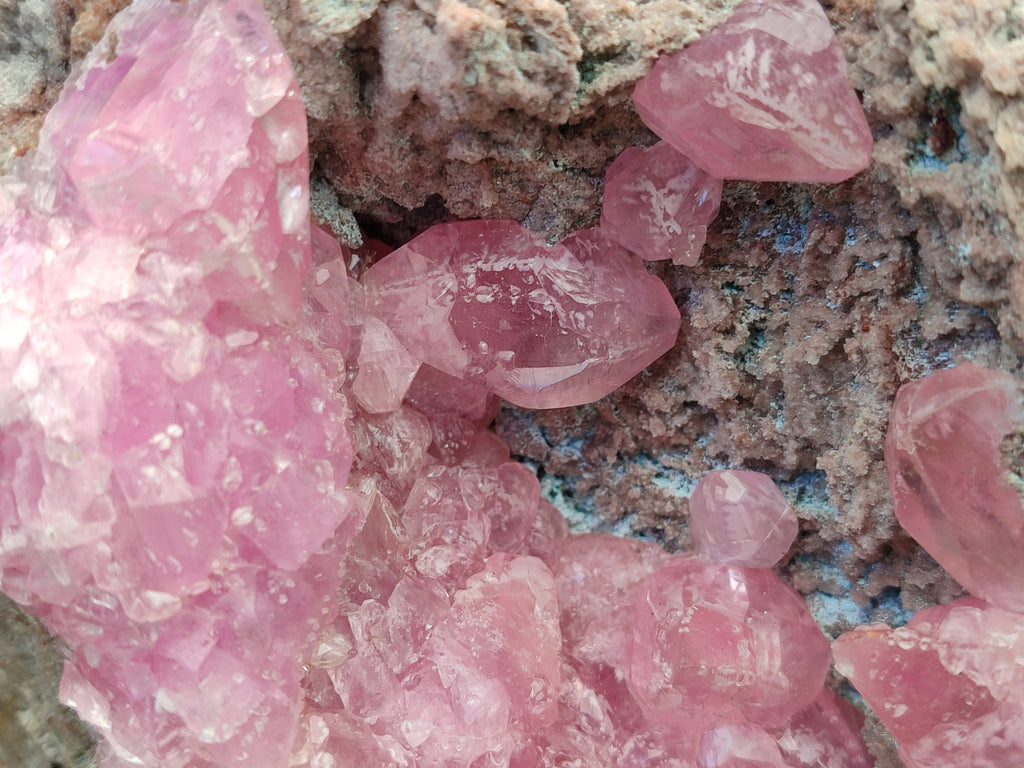 Natural Rare Rhodocalcite Specimen x 1 From Congo - Toprock Gemstones and Minerals 